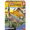 Educa - Brachiosaurio Creature Puzzle 3D | Monta il tuo dinosauro 3D lungo 50 cm e 47 alti. 101 pezzi di cartone riciclato spesso. Immagini fotorealiste. Da 5 anni (19383)