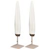 Amazon Basics Copertura per ombrellone, Beige/Marrone Chiaro, 17.8 x 58.4 x 193 cm (Confezione da 2)