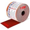 PMIQSA Grana 600 Rotolo Di Carta Vetrata, Carta Smeriglio Fine e Grossa da 93mm x 15m, Per Automotive, Levigatura Del Legno, Finitura Di Metalli, Plastica