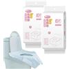 Tomgenrine 20 Coprisedili Monouso Ultra Morbidi e Impermeabili | Rivestimenti Igienici per Water - Ideali per Famiglie, Donne in Gravidanza e Bambini (Rosa)