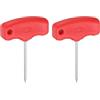 QUARKZMAN 2pz Cacciavite Torx T7 Chiave a Stella con Impugnatura a T in Acciaio CR-V per Portautensili Tornio CNC