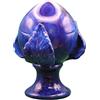 Generico Pumo Pugliese Salvadanaio in Ceramica Artigianale, Fatto a Mano in Italia - Portafortuna e Complemento d'Arredo Design (blu scuro)