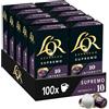 L'OR 100 capsules OR Espresso Supremo 10 compatibles Systeme Nespresso