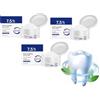 Generic 7,5% Idrossiapatite polvere per denti e rinforzi dentifricio, dentifricio per denti sensibili ed efficace sbiancamento dei denti, rimozione del tartaro con menta delicata per alito fresco (3PC)