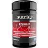 NUTRIVA Equilip Integratore Colesterolo 30 Compresse con Bergamotto Amaranto Carrubo Fico d'India e Policosanoli, Supporto Metabolismo Lipidico, Vegan