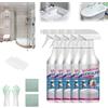 KXDEFE Stubborn Stains Cleaner, Bathroom Descaler Foam, Bathroom Descaler Spray, Bathroom Descaler, Foam Cleaner Foam Spray, All Purpose Rinse Cleaning Foam For Bathroom (2pcs)