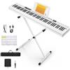 Donner DEP-1 - Tastiera con 88 tasti, tastiera digitale per principianti, tasti dinamici, pianoforte elettronico portatile con supporto, pedale di sostegno, borsa per il trasporto e adesivo per