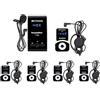 Retekess T130-T131 Sistema di Guide Turistiche, Set di Guide Turistiche con Cuffie, Wireless Tour Guide System, PLL Tecnologia, 60 M, Adatto per tour a piedi della città