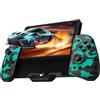PALPOW Controller Switch - Compatibile con Switch/OLED, design ergonomico Luminpad, controller portatile monoblocco, RGB, Turbo, Mapping - Camouflage Nero