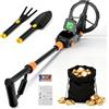 Reomdara Metal Detector Bambini, Rilevatori di Metalli Impermeabili e Leggeri IP68 con LCD e Indicazione Acustica, Metal Detector ad Alta Sensibilità con Pala, Rastrello e Zaino per la Ricerca di Tesori
