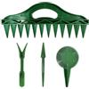EHDWXVZM 4 Pezzi Sowing And Hole Dance Tools, Strumenti di Semina del Giardino Supportati A Mano, Terreno Creativo Allentato, Riutilizzabili, Semina E Ausiliari.