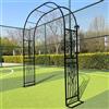 Nevthar Traliccio per Rampicanti Arco per Rose,Verniciato a Polvere,per Prato,Cerimonia di Matrimonio e Decorazioni per Feste,1,4m 1,8m 2,2m 2,6m 3,0m 3,4m,con Base e Gazebo ad Arco,Rampicanti