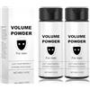 Byhsoep 2 Pezzi Cera in Polvere per Capelli Uomo, Volume Poudre, Polvere Volumizzante Capelli Uomo, Based Texture Powder,Ingredienti Naturali Puri,Tenuta Rapida e Duratura,Texture Opaca e Rimbalzante(2*40g)
