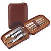 DXIA Set manicure professionale 8 pezzi, Tagliaunghie Set Professionale, Grooming Kit Strumenti per Manicure e Pedicure, kit manicure da viaggio