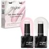 Mylee Set Smalto Gel Semipermanente 2x8ml [French Manicure] - UV/LED Nail Art Manicure Pedicure, Lunga Durata, per Uso Professionale e Domestico - Vegan & Cruelty Free