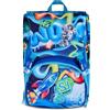 Seven Zaino Seven SJ Gang Space Boy Occhi Estensibile 41x27x16(22) cm + Penna Colorata Omaggio
