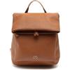 MISAKO Zaino Galen con patta ED. Donna - Galen Cammello 32x27x12cm