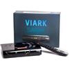 TECNOVOZ Viark Sat 4K 4K UHD DVB-S2X Multistream H.265 4000MIPS 1.0GHz 60fps 10bit 3D con LAN, antenna USB WiFi e lettore di schede AC