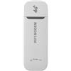 VBESTLIFE Router WiFi 4G LTE, Modem WiFi USB Portatile con Slot per Scheda SIM, Hotspot WiFi Mobile da Viaggio, Supporto 10 Utenti (WHITE)
