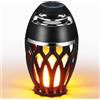 SUNJULY Altoparlante Bluetooth Fiamme, Luce LED, Impermeabile, Bluetooth 5.0, Portatile, Audio HD, Regalo per Ragazze, Ragazzi e Donne