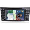 FAJSE Autoradio Android 7'' per Mercedes-Benz Classe E W211 Classe CLS W219, CarPlay Cablato & Android Auto, Navigazione GPS, Bluetooth, WiFi, MirrorLink, FM, SWC, Lettore CD, 2+32G