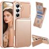 Fofvccv Custodia Portafoglio per Samsung Galaxy A36 5G / Galaxy A56 5G, Custodia Antiurto in PU con Porta Carte Supporto a Libro e Chiusura Magnetica Blocco RFID pour Samsung A36 5G- ZM Rose