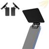 Uoqpty Confezione Da 2 Parasole Per Telefono - Cover Parasole Antiriflesso Regolabile, Parasole Con Protezione UV Per Telefono Con Design Ad Angolo Flessibile,Aiuta A Ridurre Il Surriscaldamento Del Telefono