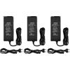 LEDMO 3 Pezzi di Alimentatore 12v 5a trasformatore 60W, Trasformatore 220 12v Adattatore di alimentazione per barra luminosa a LED, display, radio e altre apparecchiature