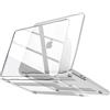 GVTECH Custodia Per MacBook Air 13 pollici 2010-2017 (A1369 A1466), guscio rigido in plastica, copertura della tastiera, protezione dello schermo, Cristallo Trasparente