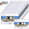 WANDGU - 10 cassette audio vuote: cassette audio a basso rumore, 60 minuti, custodia in plastica trasparente per conferenze, seminari, registrazioni quotidiane