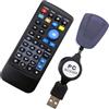 MALSSE Telecomando multimediale per PC portatile con controller centrale tastiera ricevitore USB Plug and Play Controller PC