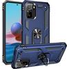 Max Power Digital Cover per Xiaomi Redmi Note 10s/Redmi Note 10 con Girevole Anello 360 Gradi Custodia Magnetica Antiurto Rigida Resistente Protettiva Case Bumper Ring (Xiaomi Redmi Note 10s/Redmi Note 10, Blu)