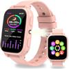 pmstuy Smartwatch Bambini 1,83 HD, Orologio Smartwatch Bambini con 18 Giochi, Monitor del Sonno, Contapassi, Torcia, Sveglia, Impermeabile, Fitness Tracker Regali di Natale e Compleanno per Ragazza Ragazzo
