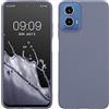 kwmobile Custodia Compatibile con Motorola Moto G34 5G Cover - Back Case per Smartphone in Silicone TPU - Protezione Gommata - lavanda opaco