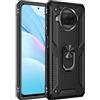 Max Power Digital Cover per Xiaomi Mi 10T Lite con Girevole Anello 360 Gradi Custodia Magnetica Antiurto Rigida Resistente Protettiva Case Bumper Ring (Xiaomi Mi 10T Lite, Nero)