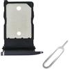 Cemobile Supporto di ricambio per slot per scheda SIM per Google Pixel 9 da 6,3 pollici, con anello di tenuta in gomma impermeabile e perno di espulsione aperto (ossidiana/nero)