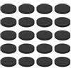 QUARKZMAN 32 Pezzi Piedini Isolanti Monofaccia Per Altoparlanti, 30mmx5mm Base Antiscivolo In Schiuma Assorbimento Urto Supporto Piedini Per Altoparlanti HiFi Sistema Home Theater, Nero