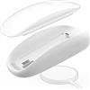 TATOFY Caricatore per mouse compatibile con Magic Mouse 2 (USB-C) Grip con supporto di ricarica wireless, base ergonomica (bianco)