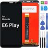 iYAiYO Schermo LCD Display Digitalizzatore Touch Screen Ricambio Compatibile con Motorola E6 Play XT2029, XT2029-1 Schermo Completo con Strumenti-Nero