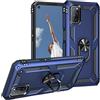 Max Power Digital Cover per Oppo A72 / A52 / A92 con Girevole Anello 360 Gradi Custodia Magnetica Antiurto Rigida Resistente Protettiva Case Bumper Ring (Blu)