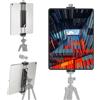 JUBORUI Alluminio Adattatore per treppiede per iPad, Supporto Tablet con Vite Da 1/4, Slitta Fredda, 2 Arca Swiss, Supporto Treppiede Tablet per iPad Pro, Air, Mini, 7,9-14 Tablets