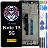 iYAiYO Schermo LCD Display Digitalizzatore Touch Screen Ricambio Compatibile con Redmi Note 13 5G OLED Original con Marco Schermo Completo con Strumenti