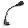 System-S Mini HDMI 1.4 - Cavo angolare sinistro a presa standard, 16 cm, colore: Nero