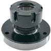 HanOaki ER25 Mandrino Pinza Sedile 100mm Macchina utensile CNC con aree di serraggio precise, compatibile con pinze serie ER25, per fresatura e perforatrici CNC