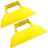 AERZETIX - Set di 2 - Spatola dritta raschietto di finitura - 225mm - utensili manuali per costruzione - muratura/gesso/intonaco - C50028
