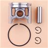 SAANICH Kit fasce elastiche da 45 mm adatto for pezzo di ricambio for motosega Husqvarna 154 254 154XP 254XP 503503701