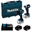 Makita 18V BRUSHLESS COMBI & IMPACT 2 X 5AH