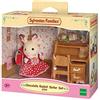 SYLVANIAN FAMILIES Sylvanian Family 2204 - Sorella Coniglio Cioccolato con scrivania