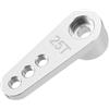 QUARKZMAN Braccetto di Sterzo in Metallo 25T Singolo per RC Car Argento 1 Pezzo