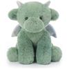 Apricot Lamb Drago di peluche per bambini, morbido e carino, per bambine e ragazzi, morbido drago, erba, verde, 20 cm